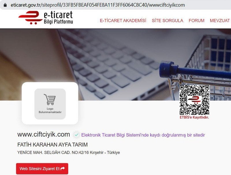 Ticaret Bakanlığı Güvenli E-ticaret Bilgi Sistemi