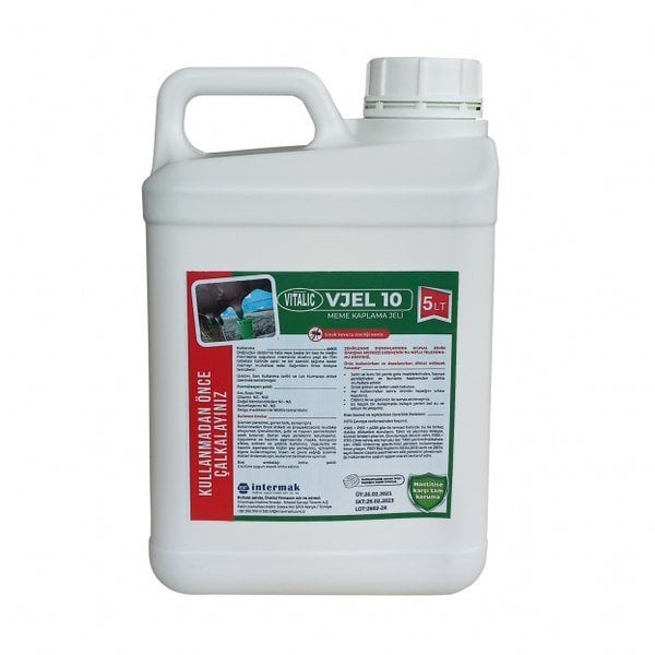 Sağım Sonrası Meme Jeli - Vitalic VJel10 - 5 Litre