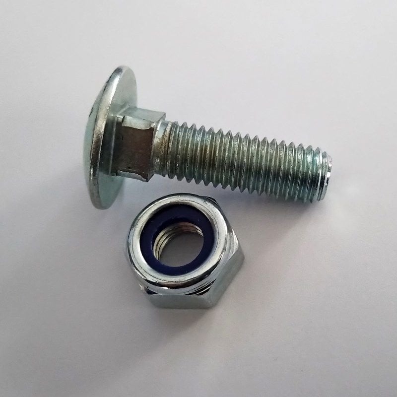 Yem Karma Bıçağı Cıvata + Somun - Yatay Helezonlu Makineler İçin