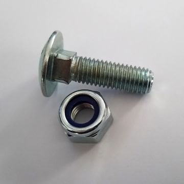 Yem Karma Bıçağı Cıvata + Somun - Yatay Helezonlu Makineler İçin