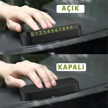 Araç Fosforlu Telefon Numaratörü - Aç-Kapa