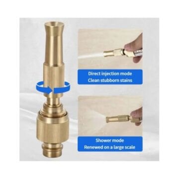 Araç Yıkama - Bahçe Sulama İçin Basınç Ayarlı Hortum Başlığı