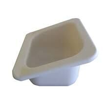 Buzağı ve Kuzu Yem / Su Kabı - Beyaz