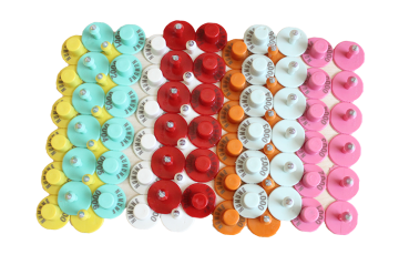 Küçükbaş Küpesi Yuvarlak - Metal Uçlu (KRT.KYUM.TAG)