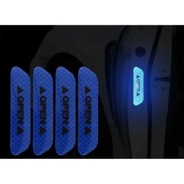 Reflektif Araç Kapı Uyarı Etiketi - 1 adet