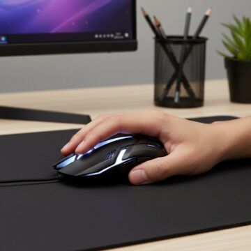 Bilgisayar Faresi - USB Kablolu Işıklı