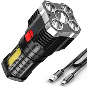 El Feneri - USB Şarjlı - 4 Modlu