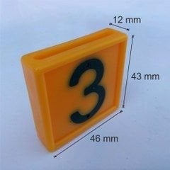 Hayvan Boyun Numaratörü - Çok Haneli Lazer Baskı