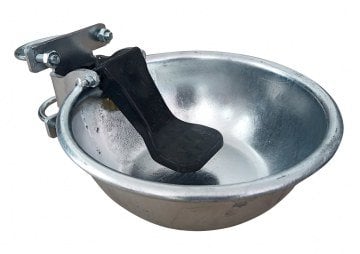 Dilli Demir Suluk - 3 Litre - Galvanizli - Hayvan Su Tası