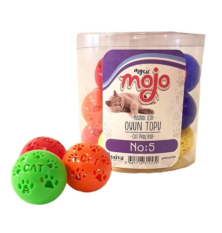 Mojo Kediler İçin Zilli Oyun Topu No:5 (1 Adet)